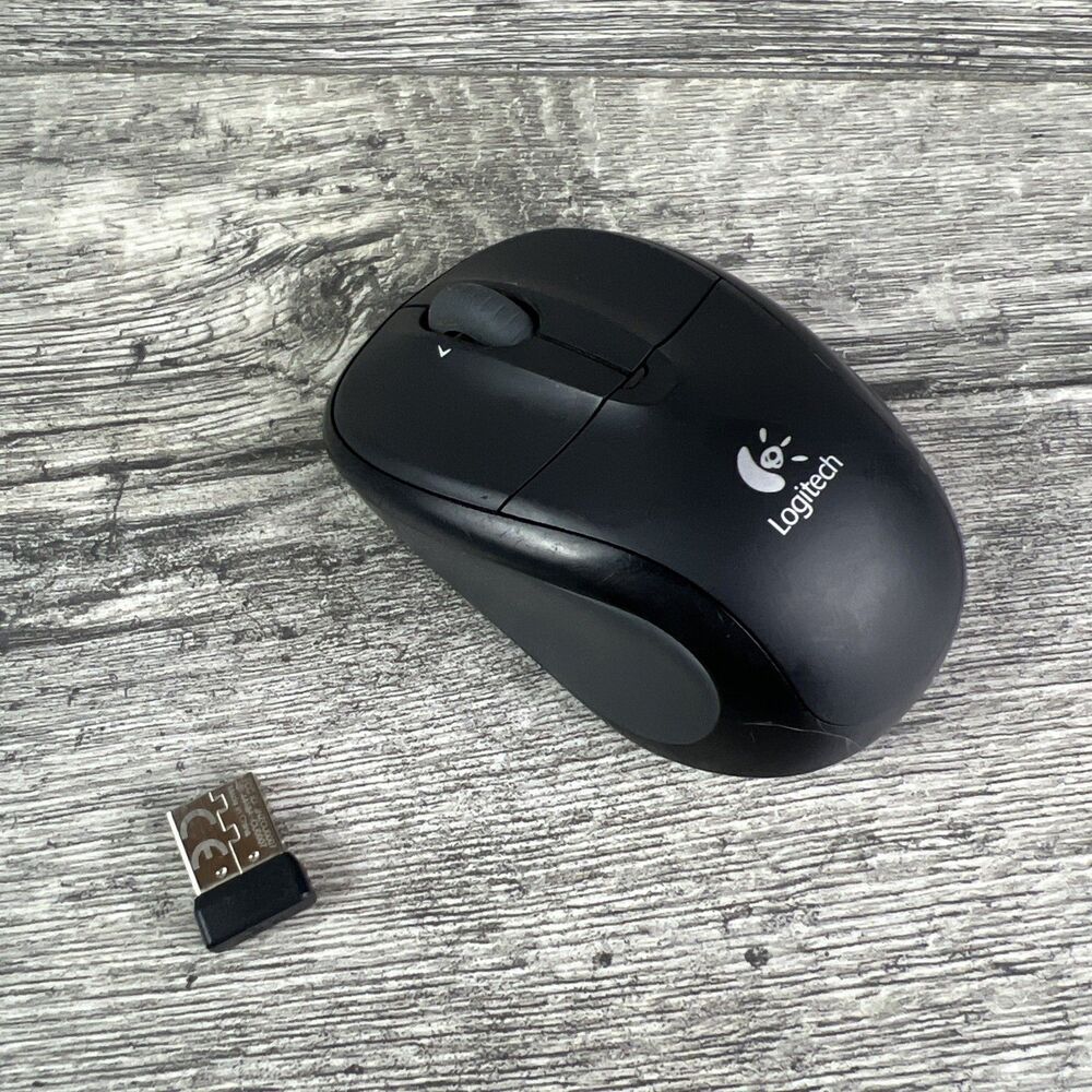 Logitech M305 Wireless Laser Mouse USB Receiver Black Tested